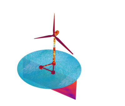 Multiphysics simulation model by Xi Engineering Consultants, showcasing real-time data integration and customised engineering solutions