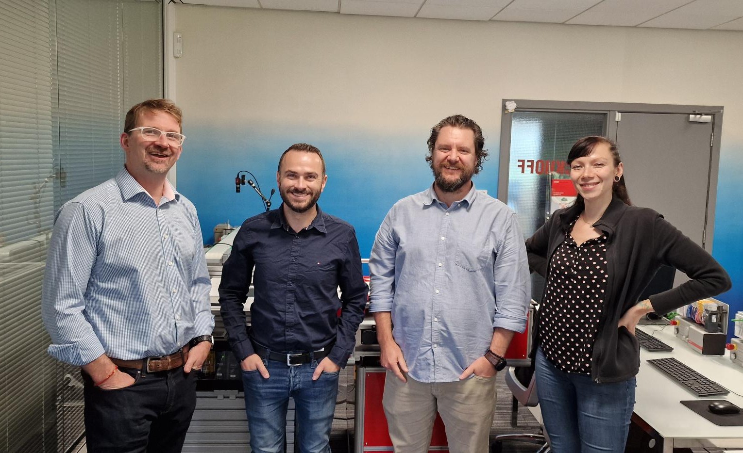 Xi team standing together